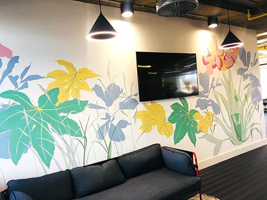 Living Wall Murals - Huddle Mural