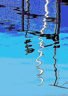 Lucy Cooper - Greenland Dock Reflection 2