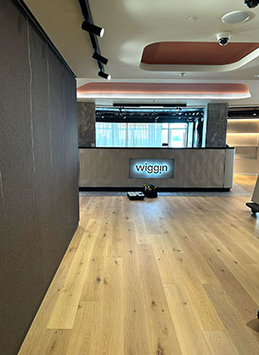 Wiggin LLP artwork location before install
