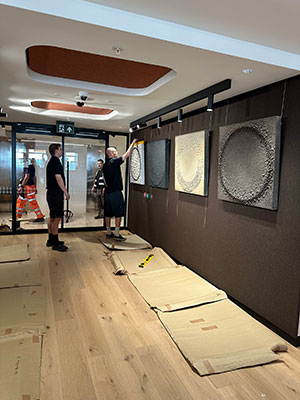 Wiggin LLP artwork installation