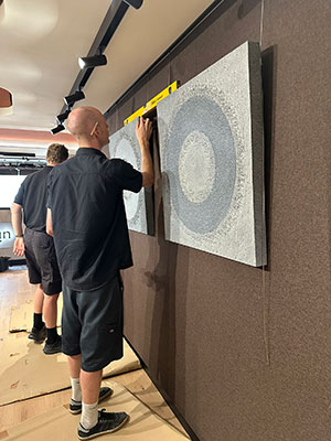 Wiggin LLP artwork installation